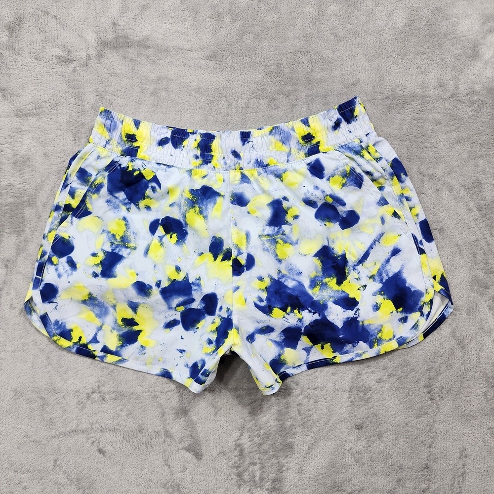 Athletic Works Shorts Womens XS Multicolor Abstract Lined Running Athletic Gym